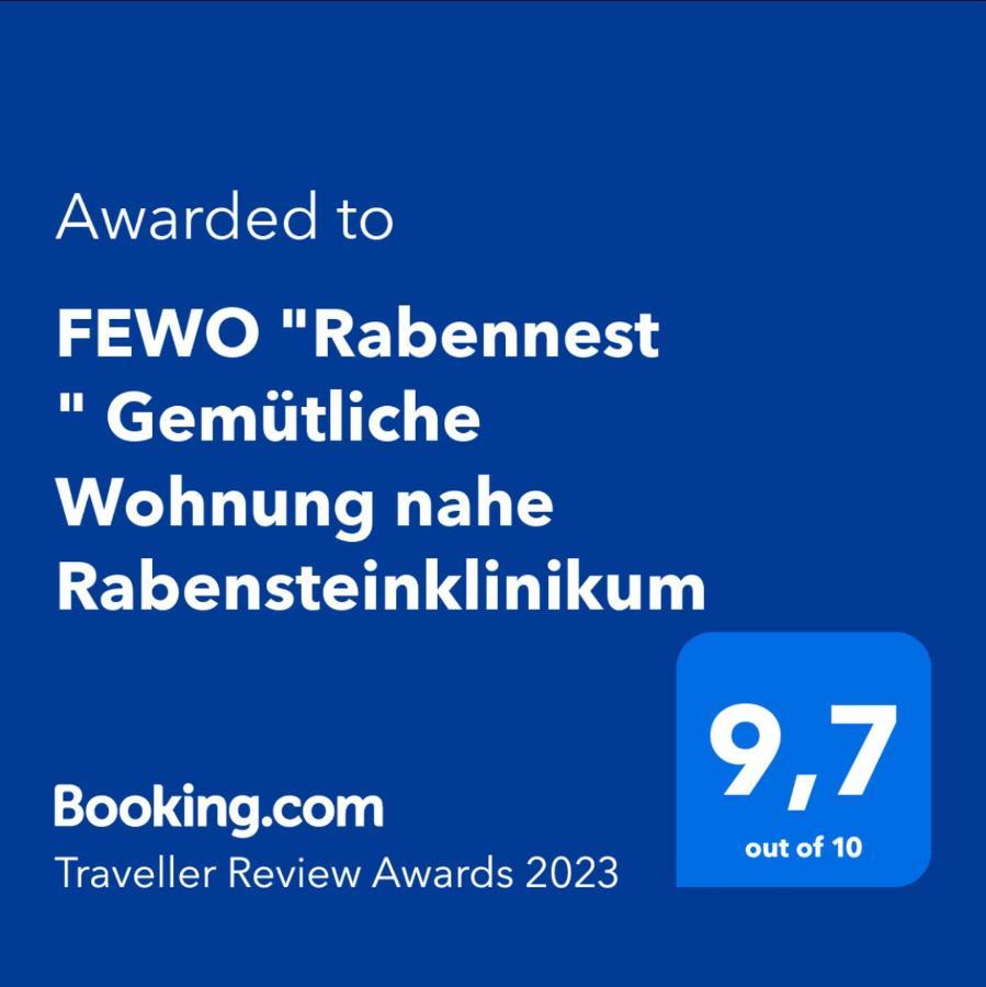 Fewo "Rabennest " Gemuetliche Wohnung Nahe Rabensteinklinikum - Kein Separates Schlafzimmer, Studiowohnung 켐니츠 외부 사진